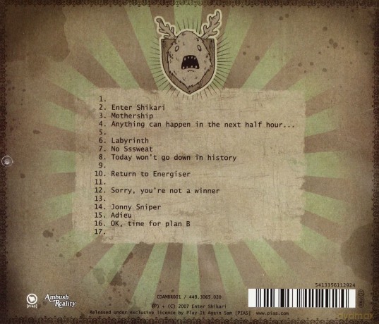 Enter Shikari: Take To The Skies [CD]