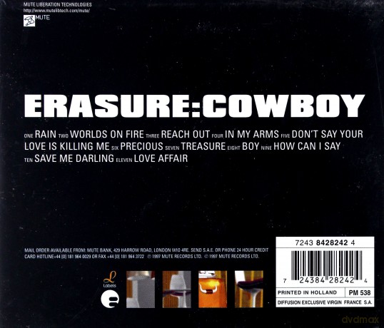 Erasure: Cowboy [CD]