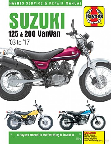 Suzuki Rv125 300 Vanvan 03-16 - Haynes [KSIĄŻKA]