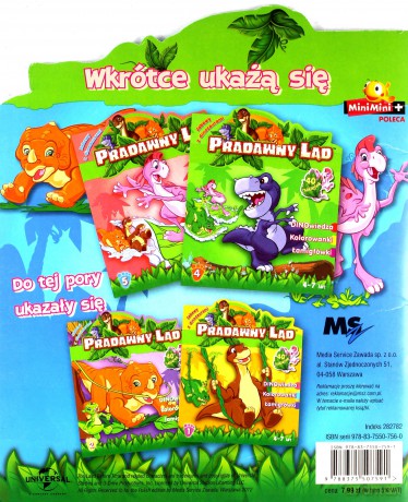 Pradawny Ląd Zabawy Z Dinozaurami Nr 3 4-7 Lat [KSIĄŻKA]