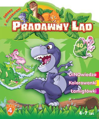 Pradawny Ląd Zabawy Z Dinozaurami Nr 4 [KSIĄŻKA]