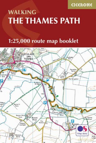 Thames Path Map Booklet - Leigh Hatts [KSIĄŻKA]