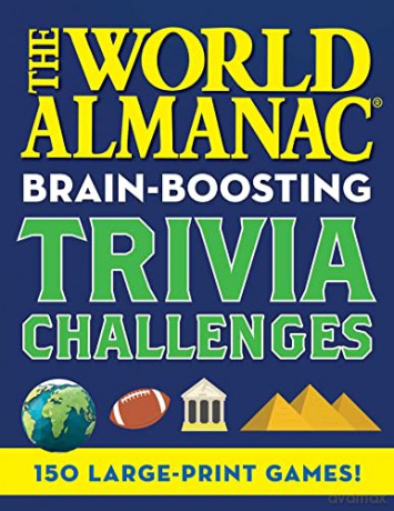 The World Almanac Brain-Boosting Trivia Challenges: 150 Large-Print Games! - World Almanac [KSIĄŻKA]
