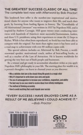 Think and Grow Rich: The Complete 1937 Classic Text Featuring an Afterword by Bob Proctor - Napoleon Hill [KSIĄŻKA]