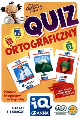 Quiz Ortograficzny Iq Granna [GRA PLANSZOWA]
