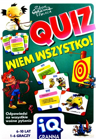 Quiz Wiem Wszystko! Iq Granna Tw [GRA PLANSZOWA]