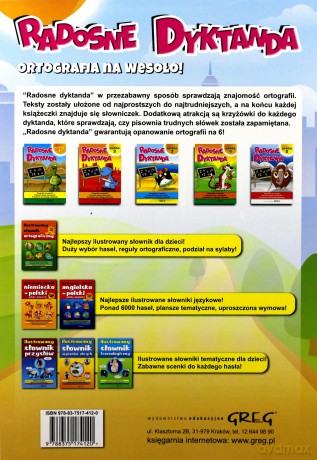 Radosne Dyktanda Klasa 6 [KSIĄŻKA]