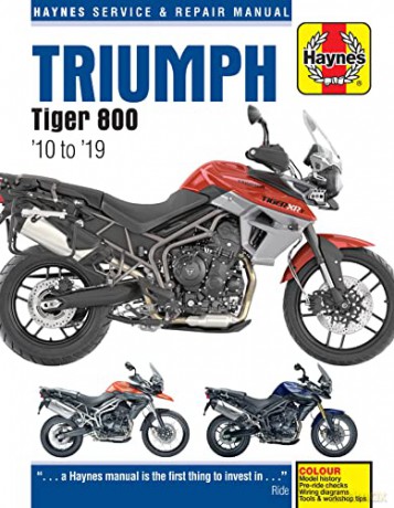 Triumph Tiger 800 (10 - 19) Haynes Repair Manual (Paperback) - Haynes [KSIĄŻKA]