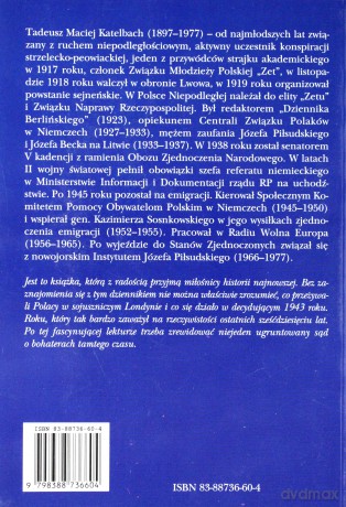 Rok Złych Wróżb (1943) - Tadeusz Katelbach [KSIĄŻKA]