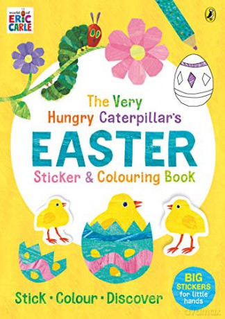 Very Hungry Caterpillars Easter Sticker - Eric Carle [KSIĄŻKA]