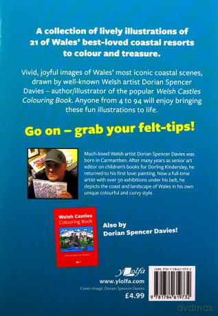 Welsh Coast Colouring Book - Dorian Spencer Davies [KSIĄŻKA]