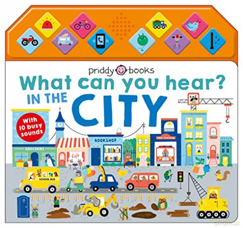 What Can You Hear In The City - Priddy Books [KSIĄŻKA]