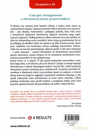 Skończ Z Okresową Oceną Pracowników - Samuel A. Culber, Rout Lawrence [KSIĄŻKA]