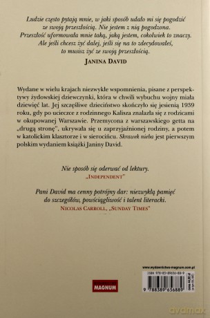 Skrawek Nieba - Janina David [KSIĄŻKA]