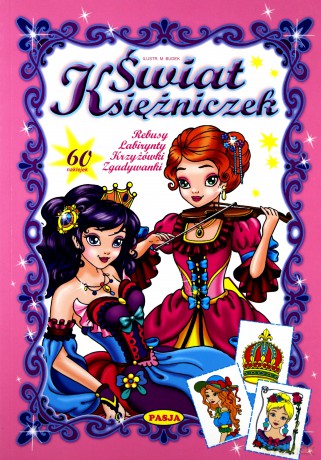 Świat Księżniczek 60 Naklejek [KSIĄŻKA]