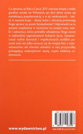 Święta Rita Z Cascii Życiorys Nowenna Modlitwy - Mira Majdan [KSIĄŻKA]