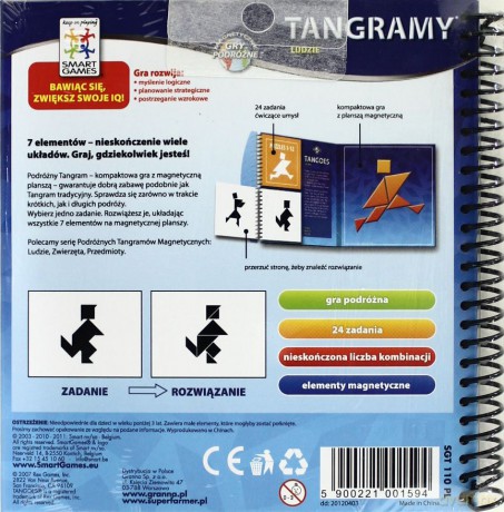 Tangramy Ludzie Magnetyczne Gry Podróżne Tw [GRA PLANSZOWA]