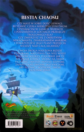 Fighting Fantasy: Bestia chaosu - Steve Jackson [KSIĄŻKA]