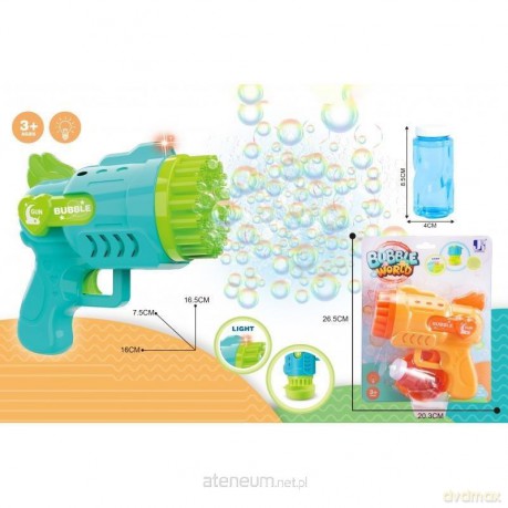 Pistolet na bańki mydlane na baterie