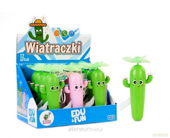 Wiatraczek Kaktus Edu&Fun (12 szt)