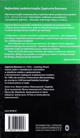 To Nie Jest Dziennik Tw - Zygmunt Bauman [KSIĄŻKA]