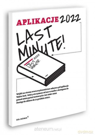 Aplikacje Last Minute 2022 - Bogusław Gąszcz [KSIĄŻKA]