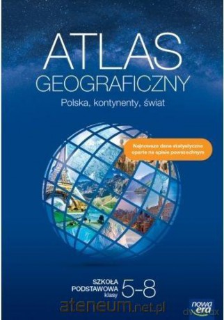 Atlas geograficzny SP Polska, kontynent [KSIĄŻKA]