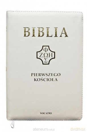 Biblia pierwszego Kościoła biała z paginatorami [KSIĄŻKA]