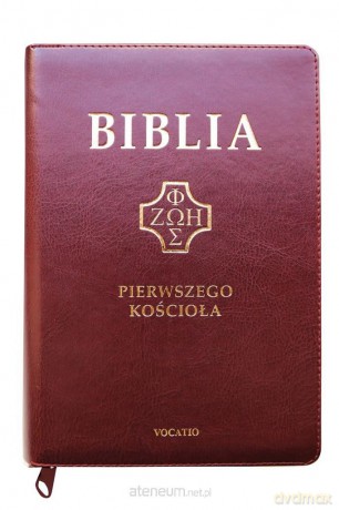 Biblia pierwszego Kościoła burgundowa paginatory [KSIĄŻKA]