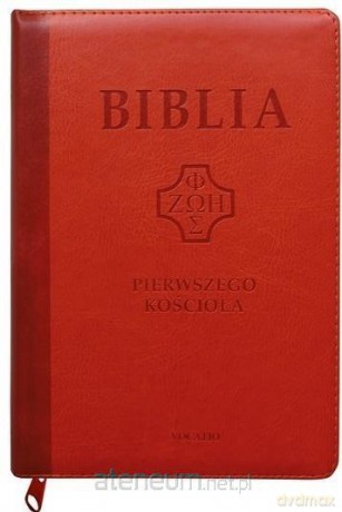 Biblia pierwszego Kościoła z paginatorami ceglasta [KSIĄŻKA]