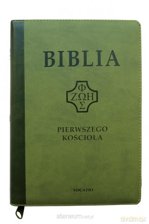 Biblia pierwszego Kościoła zielona z paginatorami [KSIĄŻKA]