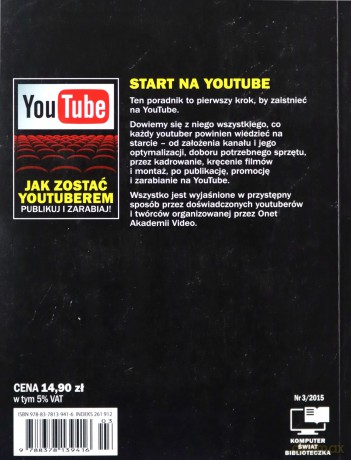 Biblioteczka Extra KŚ Jak zostać Yutuberem [KSIĄŻKA]
