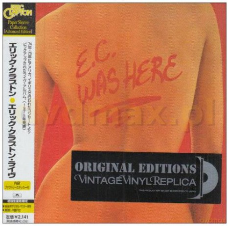 Eric Clapton: E.C.Was Here (Japanese Papersleeve) [CD]