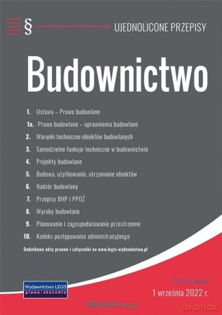 Budownictwo - ujednolicone przepisy [KSIĄŻKA]