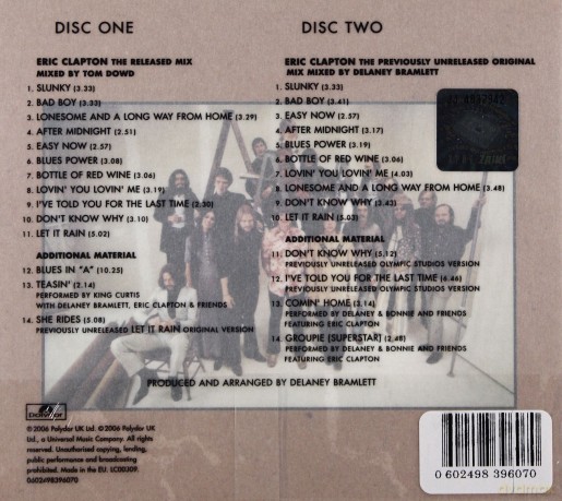Eric Clapton: Eric Clapton Deluxe Edition [2CD]