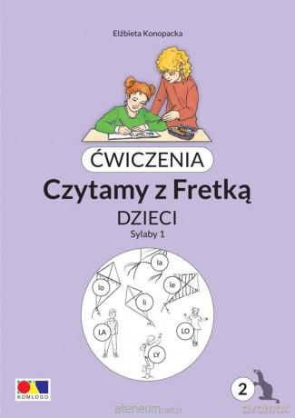 Ćwiczenia. Czytamy z Fretką. Bolo cz.2 Sylaby 1 - Elżbieta Konopacka [KSIĄŻKA]