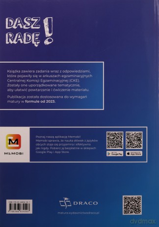 Dasz radę! Język angielski zbiór zadań maturalnych Zakres podstawowy 2023 [KSIĄŻKA]