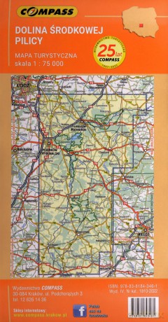 Dolina Środkowej Pilicy. Mapa turystyczna 1:75 000