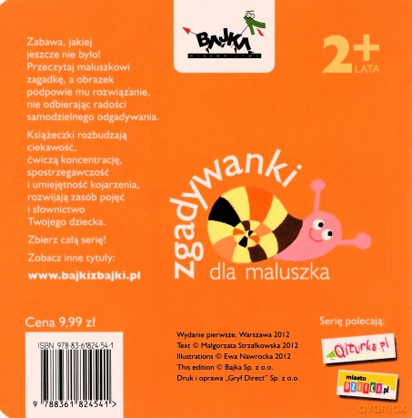 W Łazience Zgadywanki Dla Maluszka Tw - Małgorzata Strzałkowska [KSIĄŻKA]