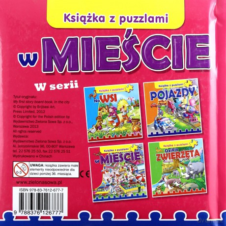 W Mieście Książka Z Puzzlami Tw [KSIĄŻKA]