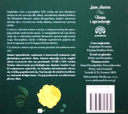 Duma i uprzedzenie Audiobook - Jane Austen [AUDIOBOOK]