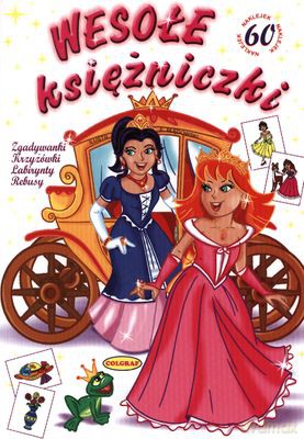 Wesołe Księżniczki 60 Naklejek [KSIĄŻKA]