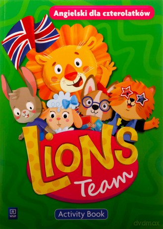 Język angielski 4-latek Lion's Team. Karty pracy 2022 [KSIĄŻKA]