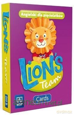 Język angielski 5-latek Lion's Team. Cards 2022 [KSIĄŻKA]