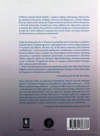 Karol Wojtyła wobec reformy liturgicznej - Paweł Kummer [KSIĄŻKA]