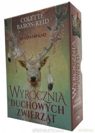 Karty tarot Wyrocznia duchowych zwierząt - Colette Baron-Reid [KSIĄŻKA]