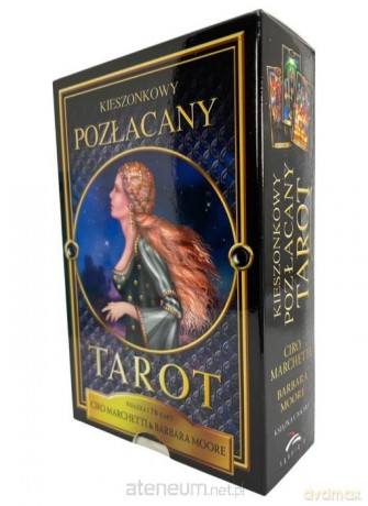 Kieszonkowy Pozłacany Tarot - Ciro Marchetti, Barbara Moore [KSIĄŻKA]