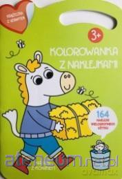 Kolorowana z naklejkami. Na wsi z koniekiem [KSIĄŻKA]