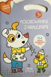 Kolorowana z naklejkami. Na wsi z pieskiem [KSIĄŻKA]