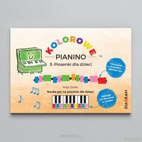 Kolorowe Pianino 3. Piosenki dla dzieci - Maja Dusik [KSIĄŻKA]